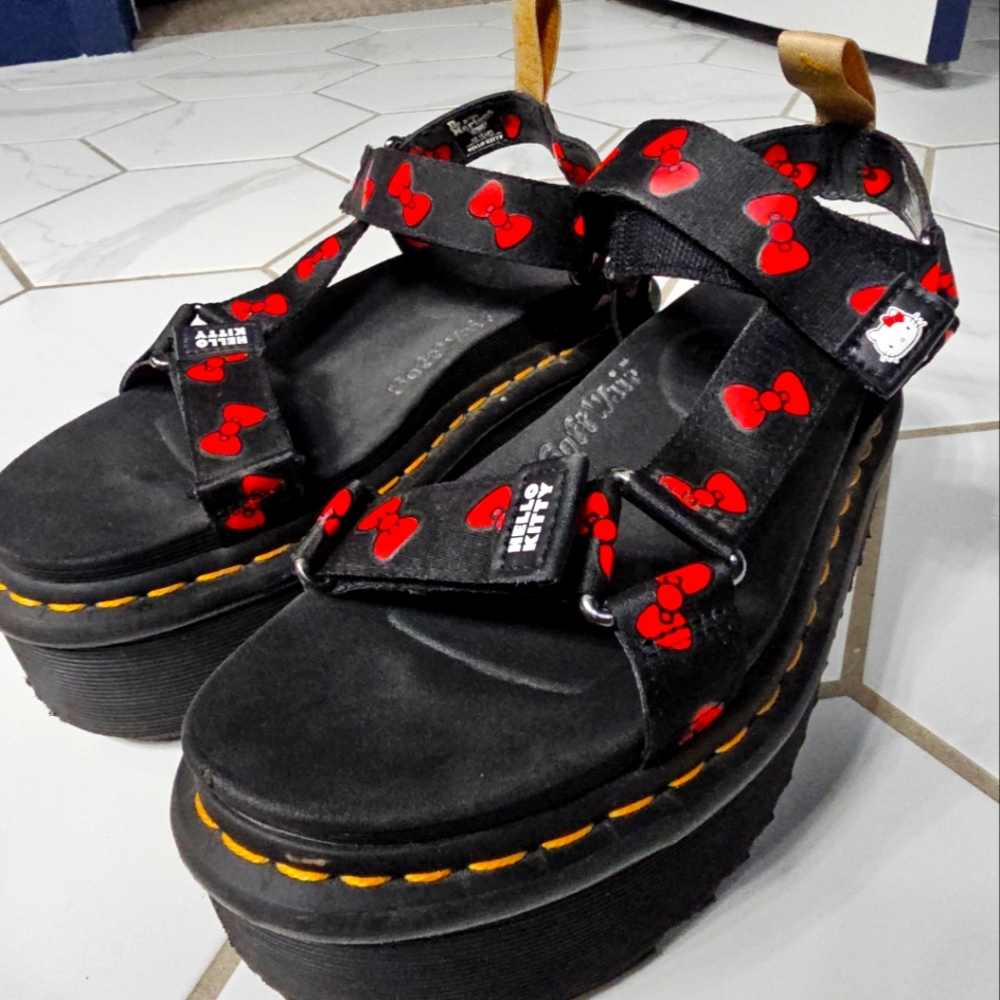Dr Martens x Hello Kitty Platform Sandals